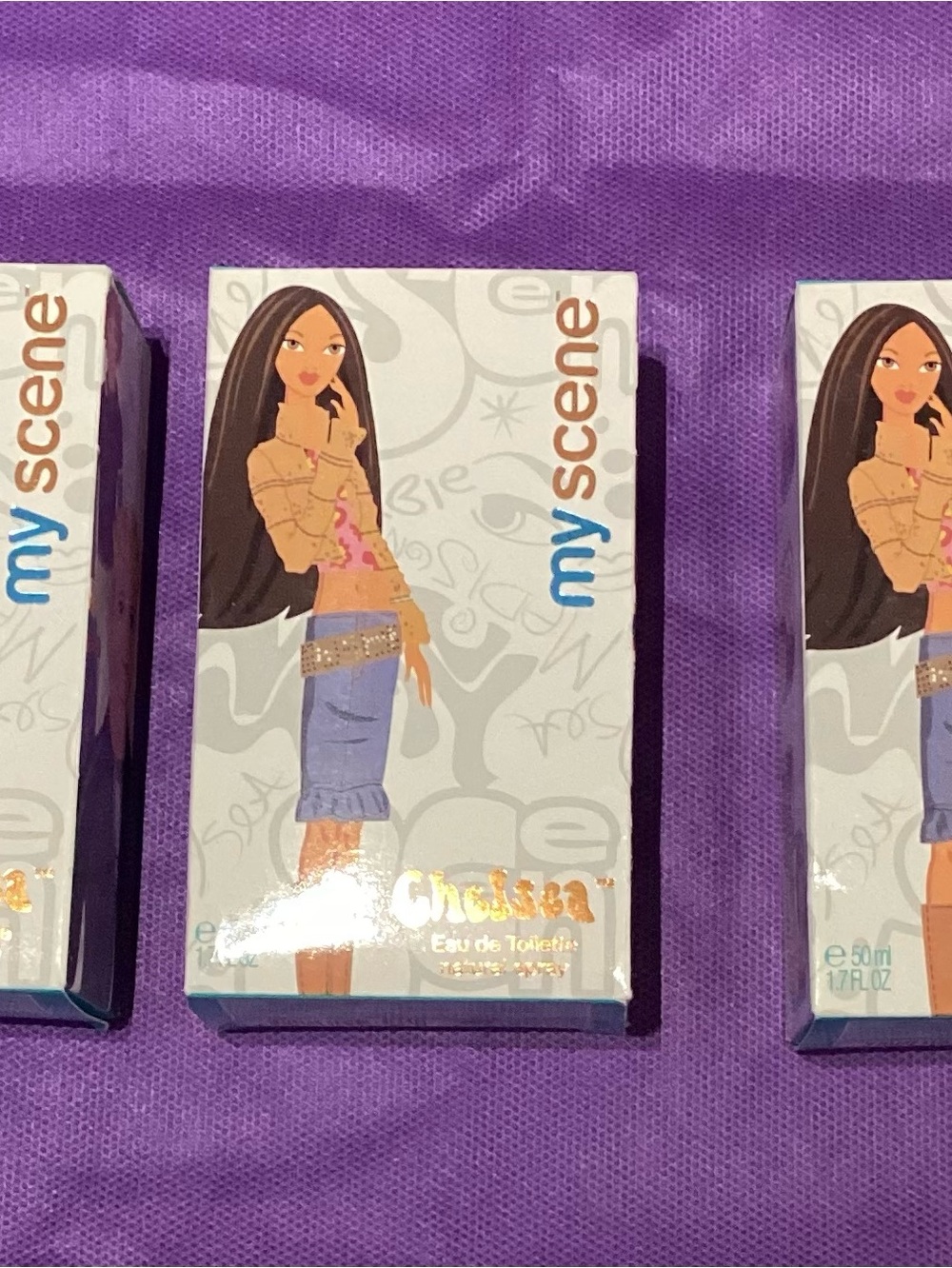 3 Mattel Barbie My Scene Perfume “Chelsea” 1.7 oz Eau De Toilette Spray NIB